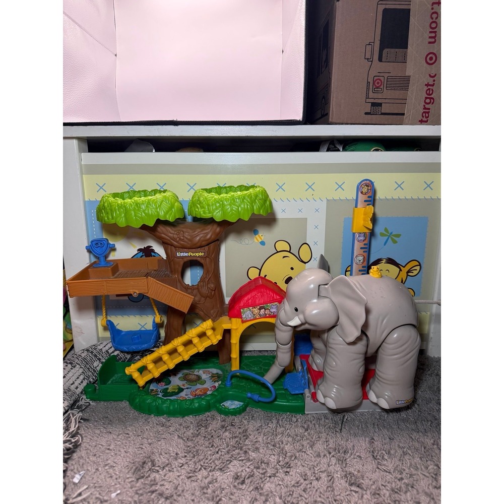 Little People Zoo / Jungle Playset w Elephant